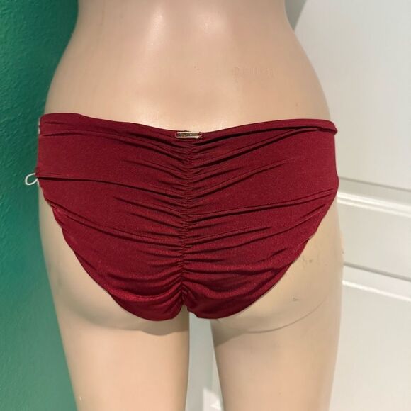 Beach Bunny Deep Red Bikini Bottom - Picture 5 of 7